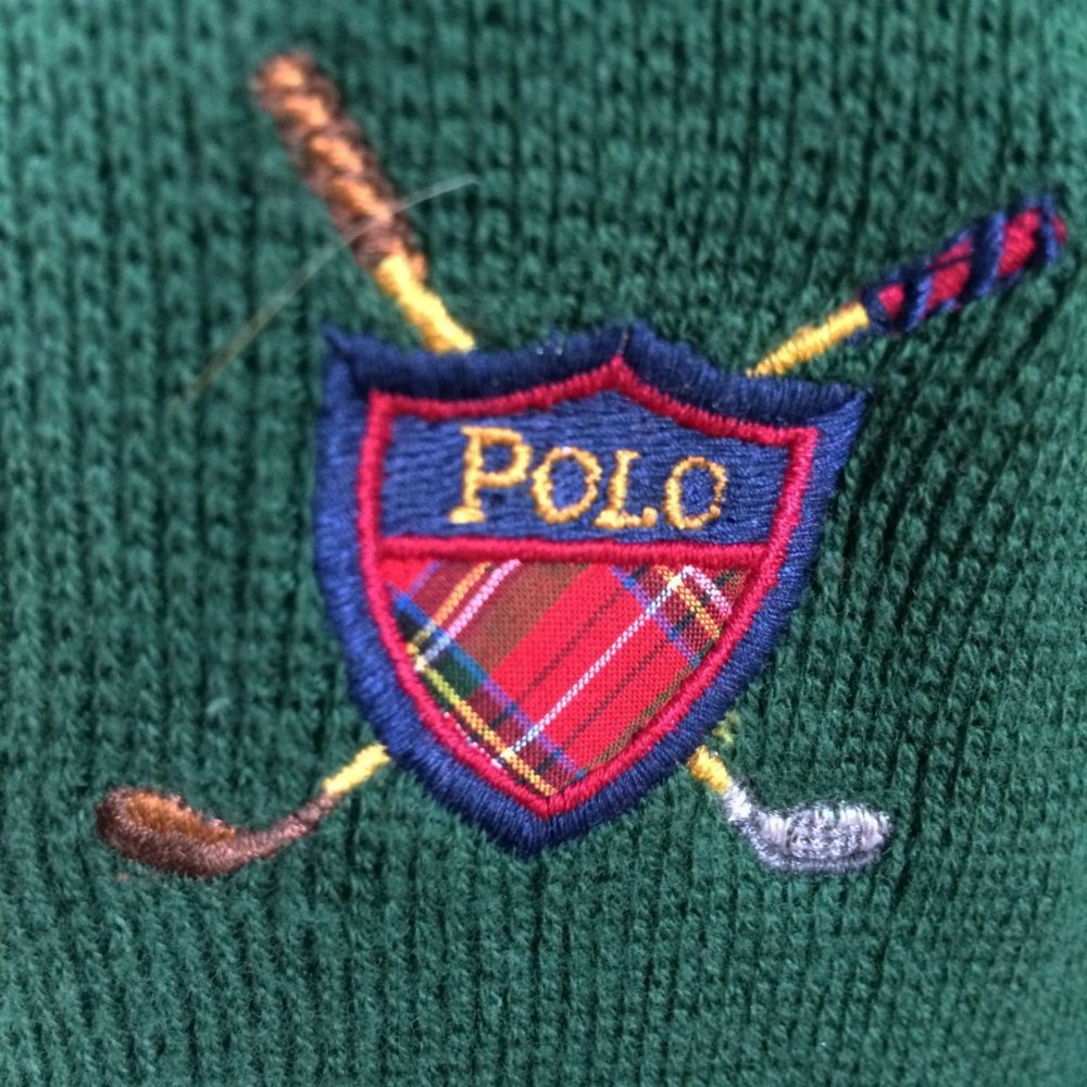Polo by Ralph Lauren Men's Sweater Green XL - Picture 2 of 4